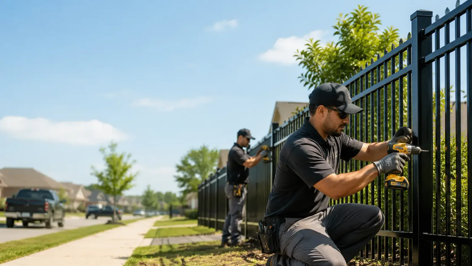 Metal Fence Installation in Rock Stream, NY